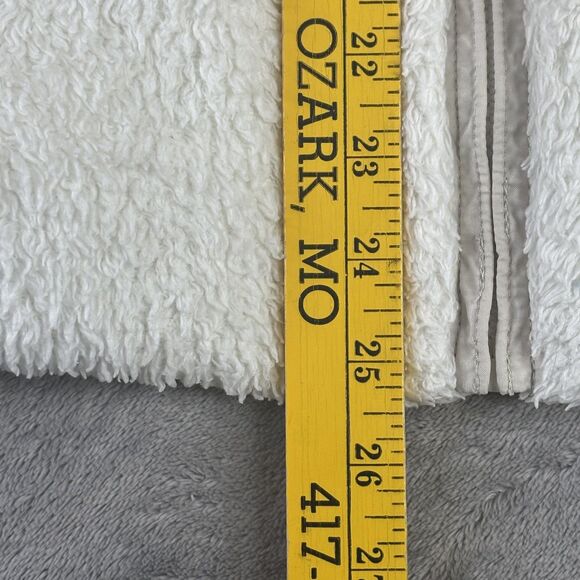 Patagonia Jacket Womens Medium White Las Gatos Fleece Lined Full Zip Winter - Picture 10 of 10